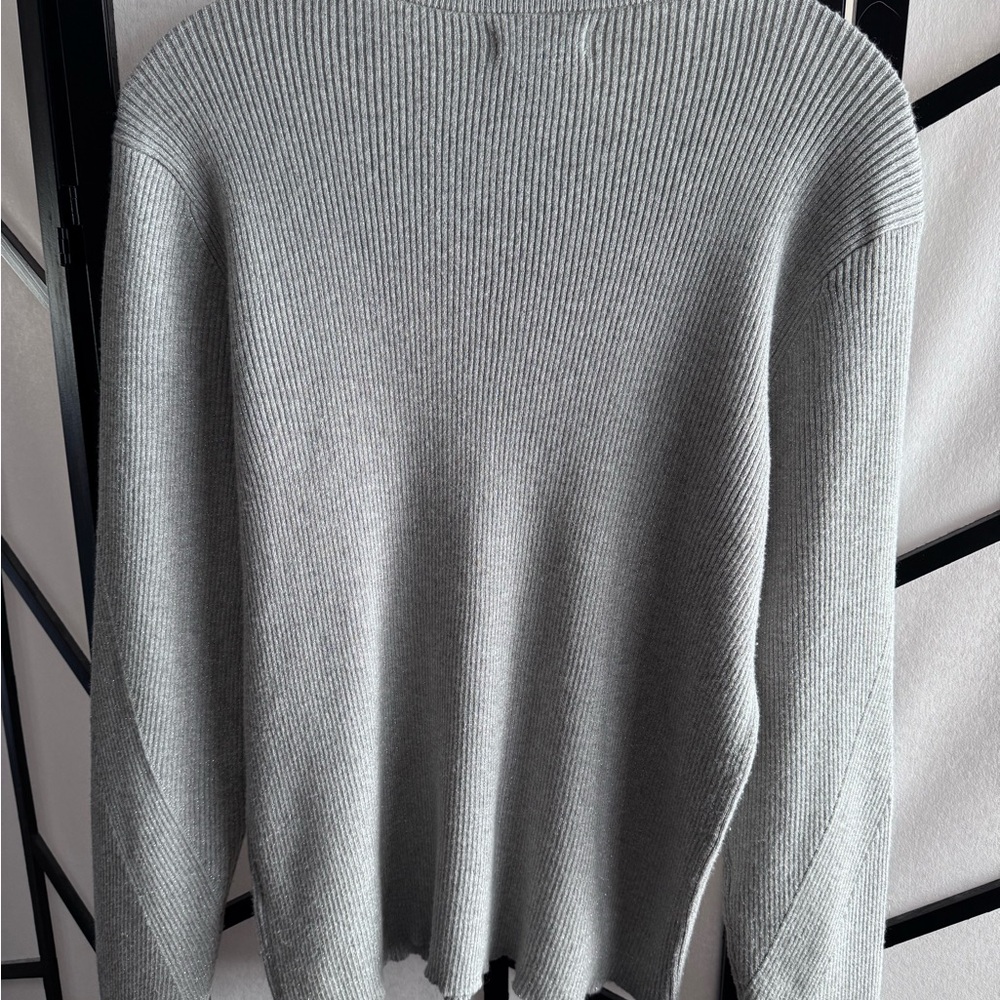 Nine West Silver Thread Pullover Sweater - image 2